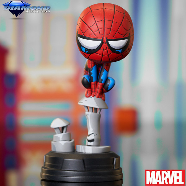 Preorder Deposit for Diamond Select Toys Marvel Spider-Man on Chimney Animated Style Statue